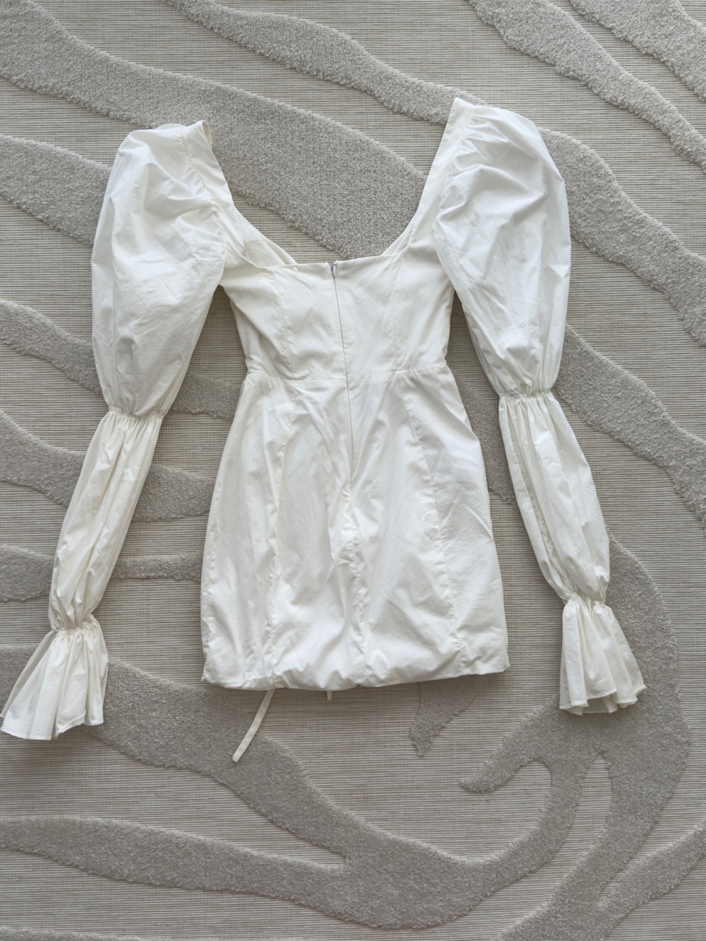 House of CB ELSIE White Puff Sleeve Corset Dress - Picture 4 of 8